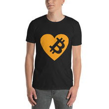 Load image into Gallery viewer, I Love Bitcoin Unisex T-Shirt